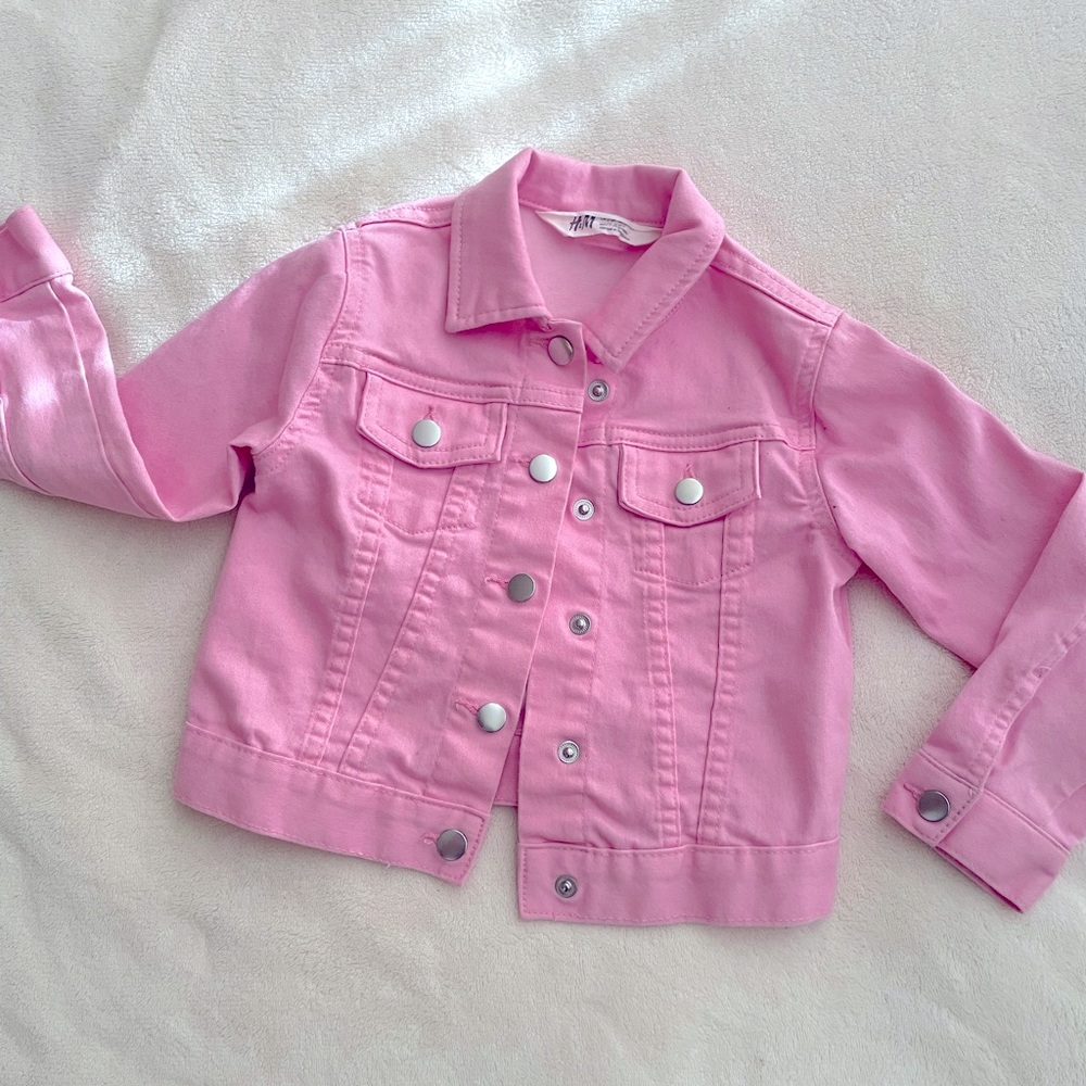 Pink Denim Jacket